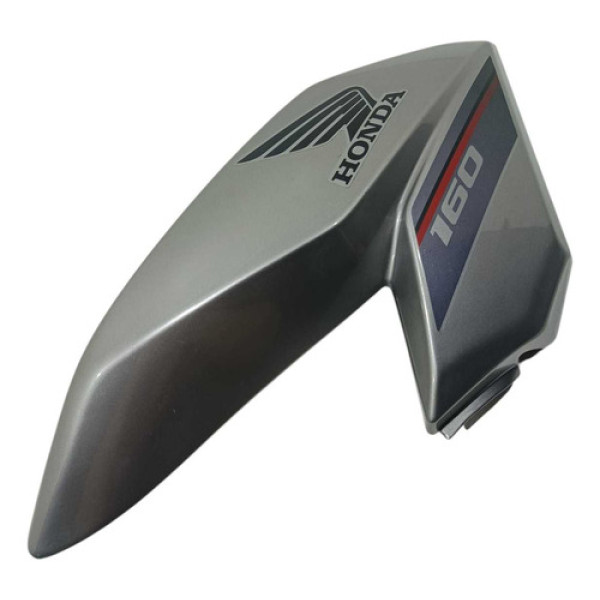 Carenagem Aba Tanque Dir Honda Cg 160 Fan 16/21 Original Prateado