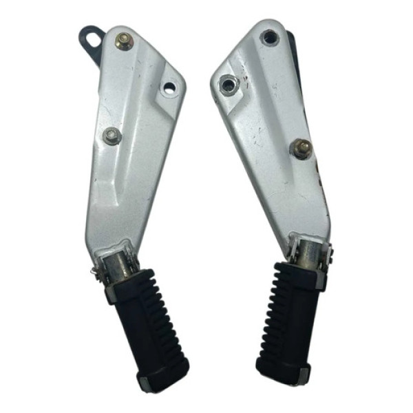 Suporte Pedaleira Traseira Par Shineray Xy 50 2005 Original Prateado