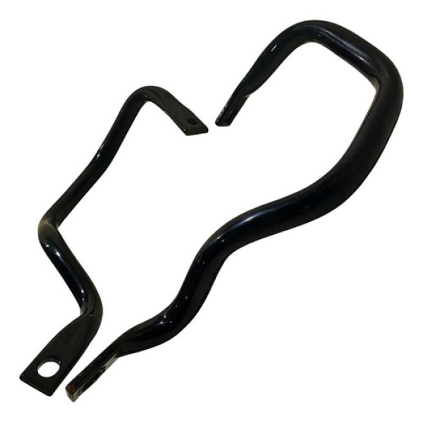 Alças Traseira Par Honda Biz 125 11/17 Original Preto