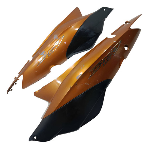 Carenagens Traseiras Honda Biz 125 Mais 05/10 Origi C/avaria Dourado