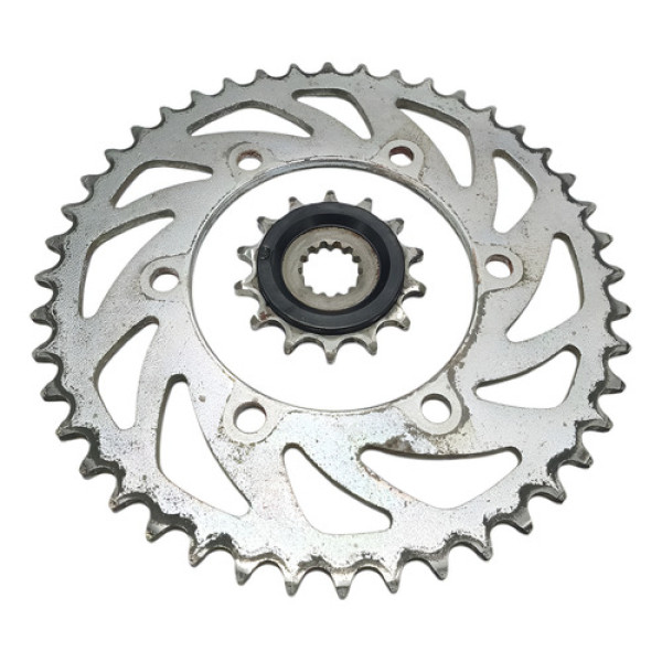 Coroa Pinhão Yamaha Yzf R3 16/23 Original  Prata