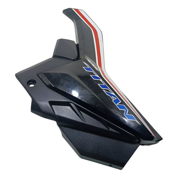 Carenagem Lateral Esquerda Honda Cg 160 Titan 18/24 Original Preto