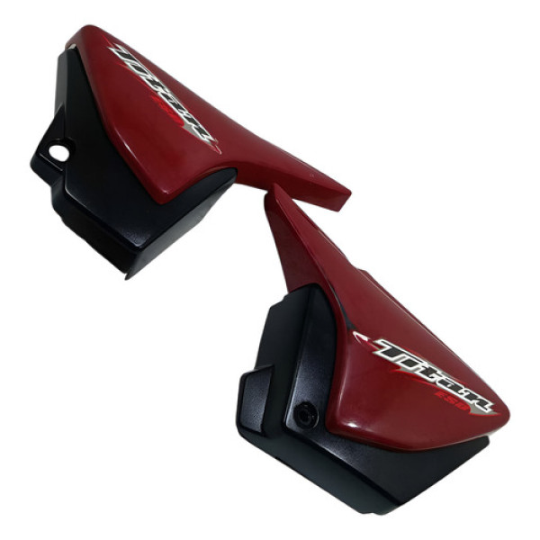 Carenagens Laterais Honda Cg 150 Titan 04/08 Original Vermelha