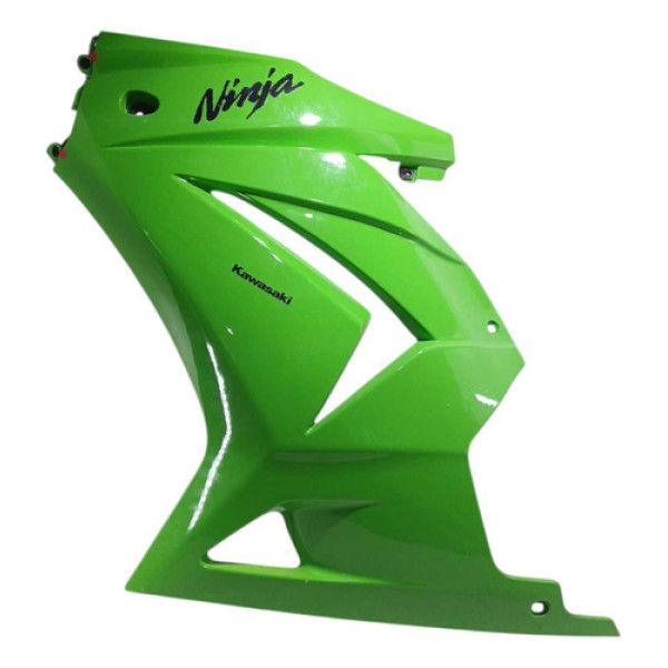 Carenagem Lateral Esquerda Kawasaki Ninja 250 08/12 Original Verde