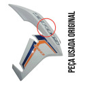 Carenagem Aba Tanque Direita Honda Nxr 160 Bros 22/24 Origin Branco