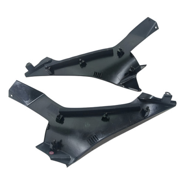 Carenagens Lateral Par Kawasaki Ninja 400 20/24 Orig C/avari Preto