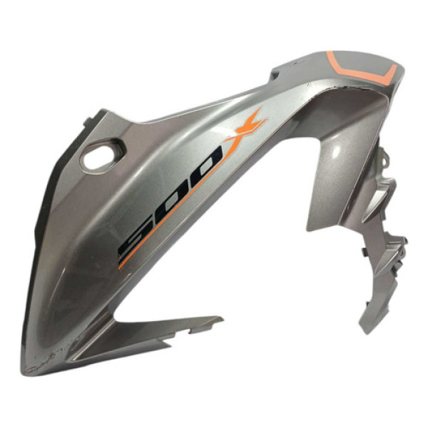 Aba Tanque Esquerda Honda Cb 500x 20/24 Original C/ Avaria  Prateado