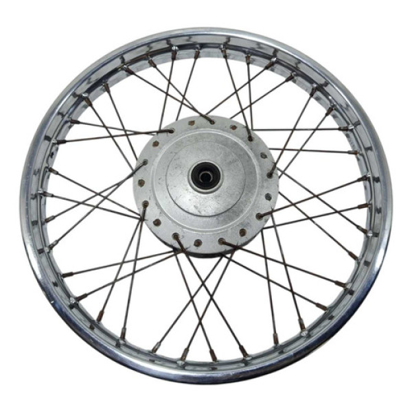 Roda Dianteira Honda Cg 125 Titan 00/08 Original Prata