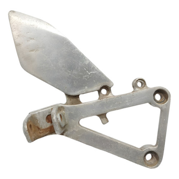 Suporte Pedaleira Dianteira Direita Honda Cbr 450 Original Prateado