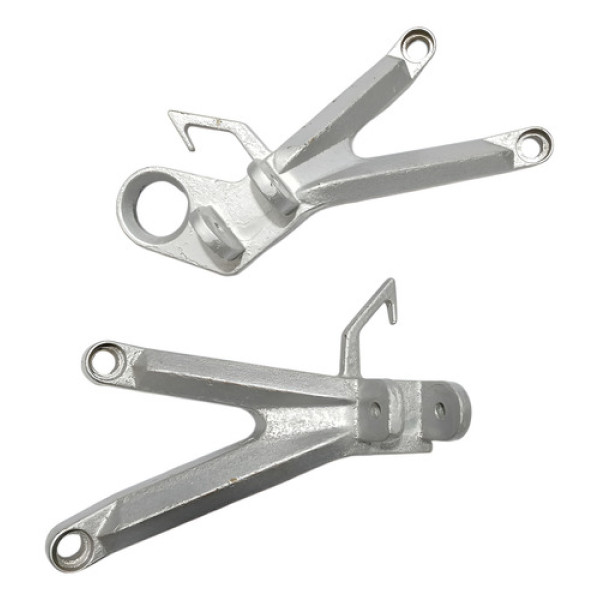 Suportes Pedaleira Tras Kasinski Comet 250 10/13 Original Prateado