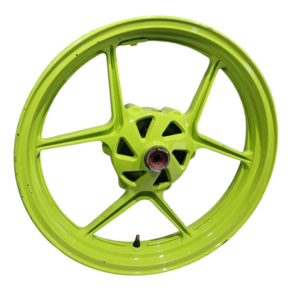 Roda Dianteira Kawasaki Ninja 250r 08/12 Original C/avaria Verde