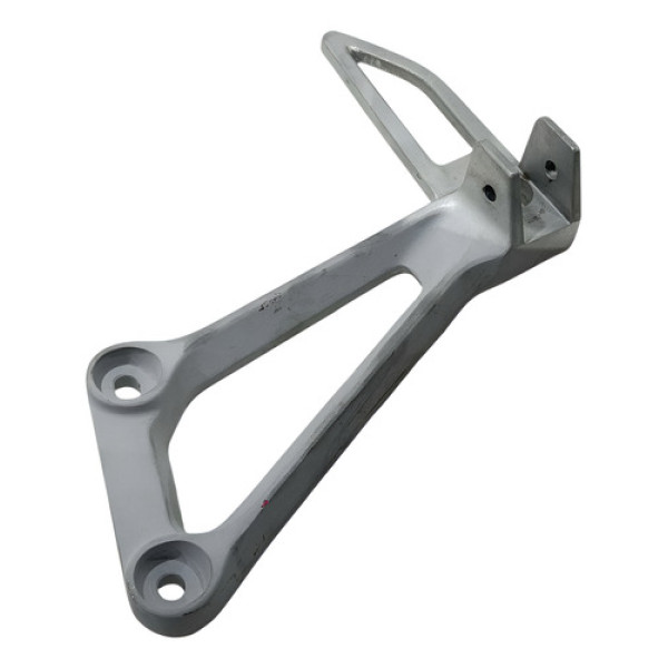 Suporte Pedaleira Traseira Esquerda Honda Cb 500f 14/18 Orig Prateado