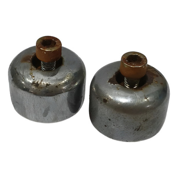 Pesos Guidão Yamaha Fazer 250 06/10 Original Prata