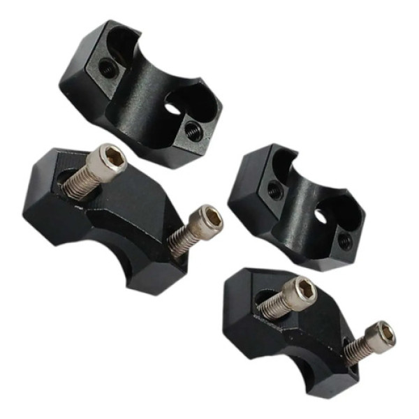 Alongador Suporte Guidão Grosso  Preto