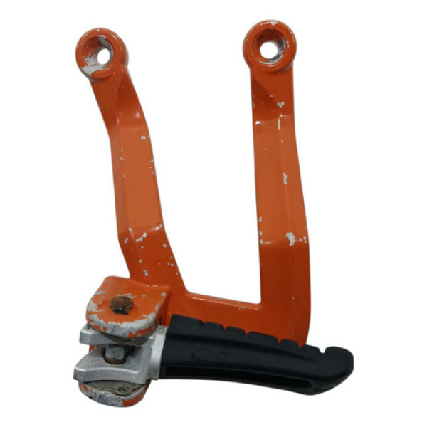 Suporte Pedaleira Esquerda Ktm 990 Supermoto 2010 Original Laranja