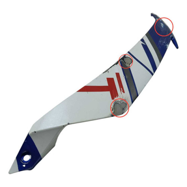 Carenagem Lateral Aba Superior Yamaha Yzf R6 06/07 Ori C/ava Azul