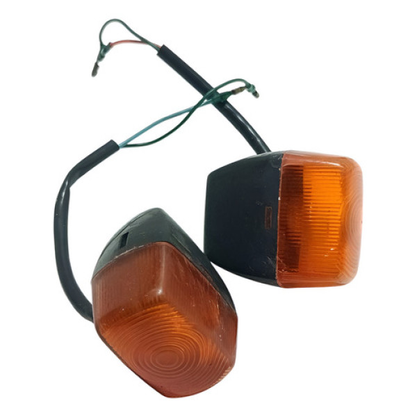 Piscas Dianteiro Honda Nxr Bros 03/08 Original Laranja