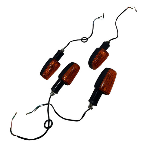 Jogo Piscas 4 Honda Cg 150 Titan 04/08 Original Vermelha