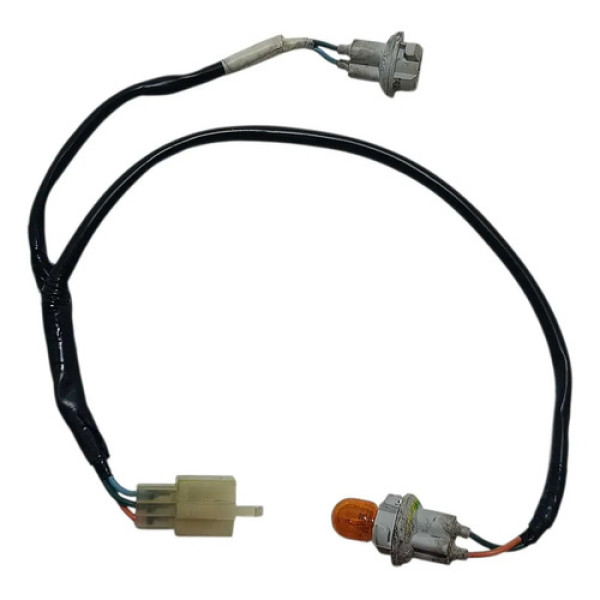 Chicote Piscas Dianteiros Honda Biz 125 Es 11/15 Original Preto