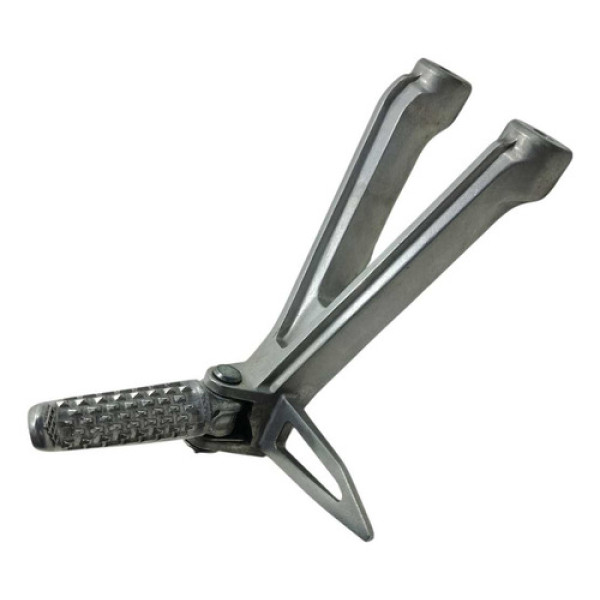 Suporte Pedaleira Traseira Esq Honda Cbr 650r 20/22 Original Prateado