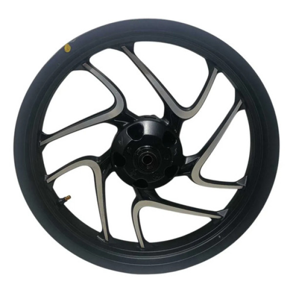 Roda Dianteira Bajaj Dominar D400 23/25 Original C/avaria Preto