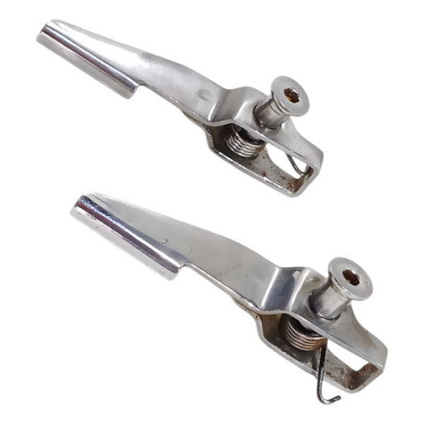 Alavanca Trava Banco Honda Cg 125 Titan 95/99 Original Azul