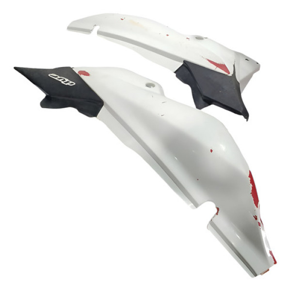 Carenagem Lateral Par Nxr Bros 150 04/08 Original  Branco