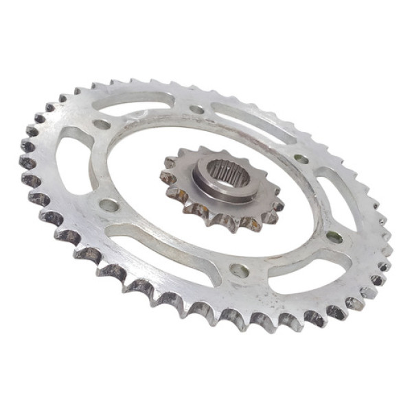 Pinhão Coroa Yamaha Fazer 250 18/24 Original Prata