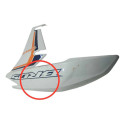Carenagem Aba Tanque Direita Honda Nxr 160 Bros 22/24 Origin Branco