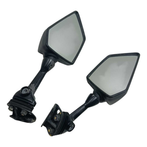 Retrovisores Par Kawasaki Ninja 250r 08/12 Origina C/detalhe