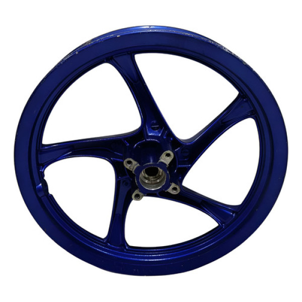 Roda Dianteira Yamaha Neo 125 18/24 Original C/avaria Azul