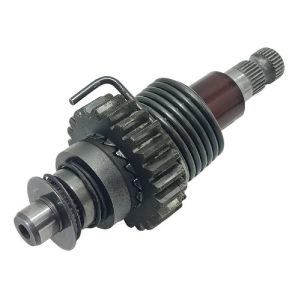 Eixo Partida Pedal Honda Cg 125/150 04/18 Original Prata