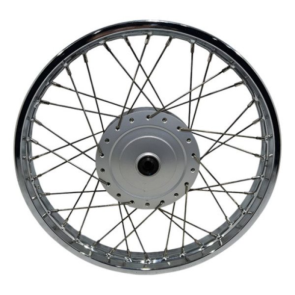 Roda Dianteira Tambor Honda Cg 150 04/08 Original Prata