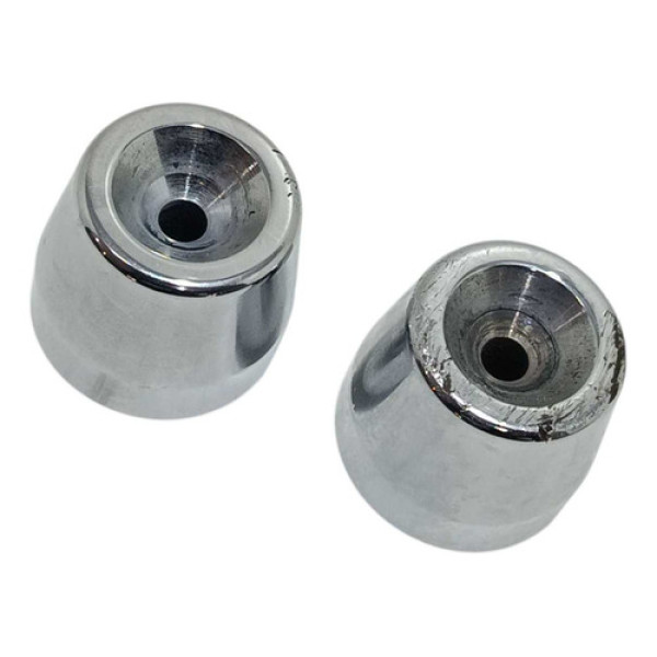 Pesinhos Guidão Honda Pcx 150 20/21 Original Prata