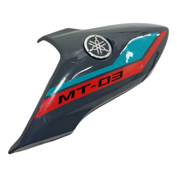 Carenagem Aba Esquerda Yamaha Mt 03 21/24 Original C/avaria Cinza