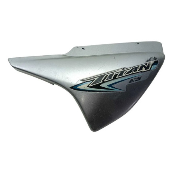 Carenagem Lateral Esquerda Honda Cg 150 Titan 04/08 Original Prata