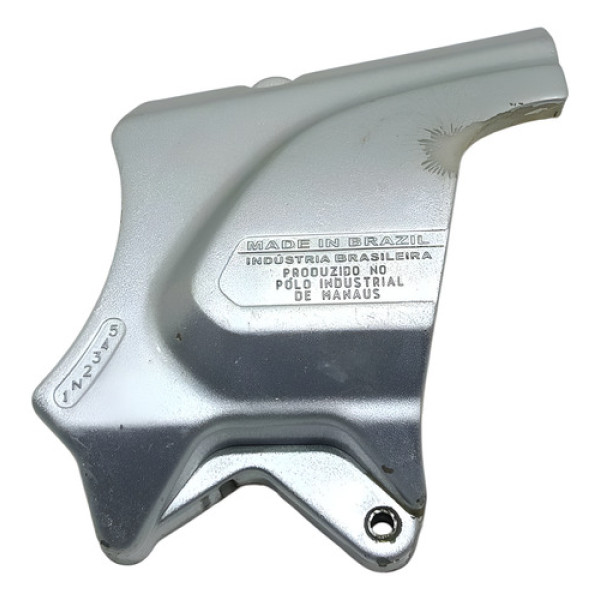 Protetor Tampa Pinhão Honda Cg 150 04/08 Original Prateado