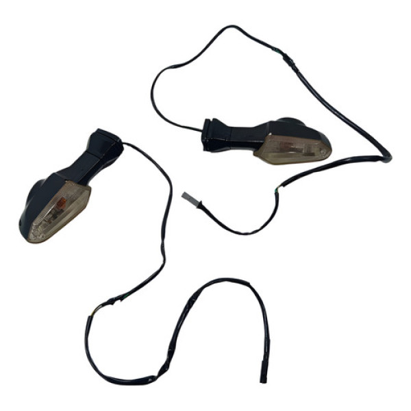 Piscas Traseiro Par Kawasaki Ninja 300 13/18 Original Preto