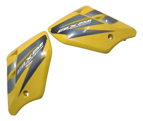 Carenagens Aba Tanque Honda Cbx 250 06/08 Original Amarelo